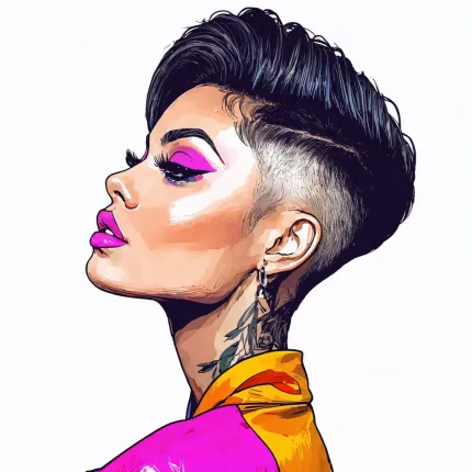 Женские стрижки с выбриванием висков и затылка — как выбрать, использовать и не ошибиться